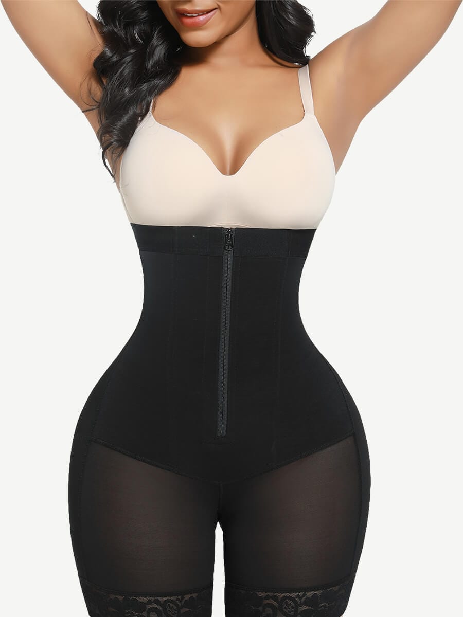 Gaine compressive remonte-fesses taille haute