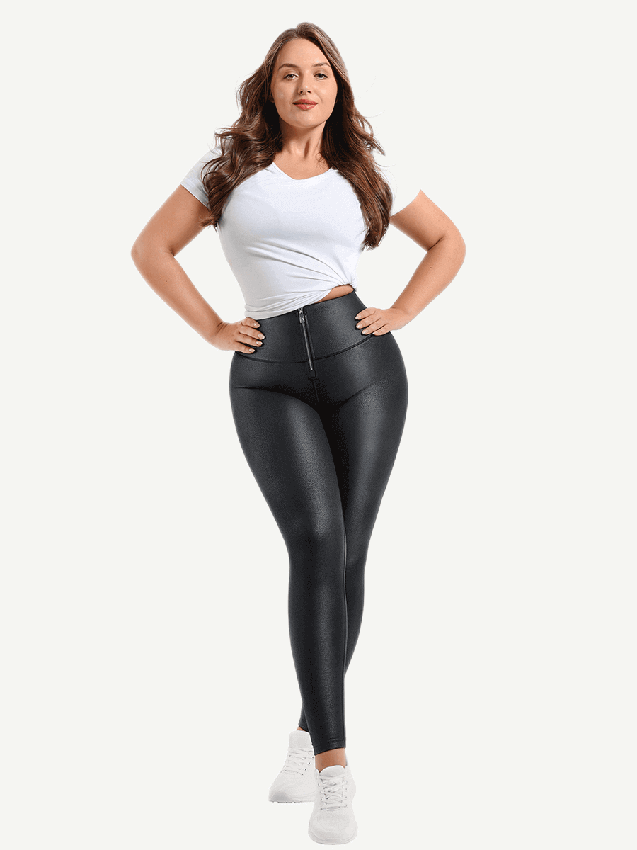 Legging gainant galbe le ventre taille haute