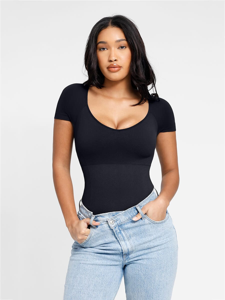 Body sculptant soutien poitrine sans coutures éco-responsable