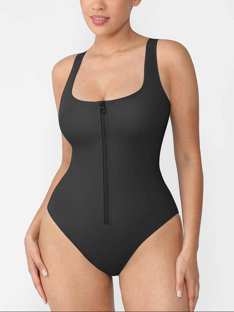 Maillot de bain gainant galbe le ventre