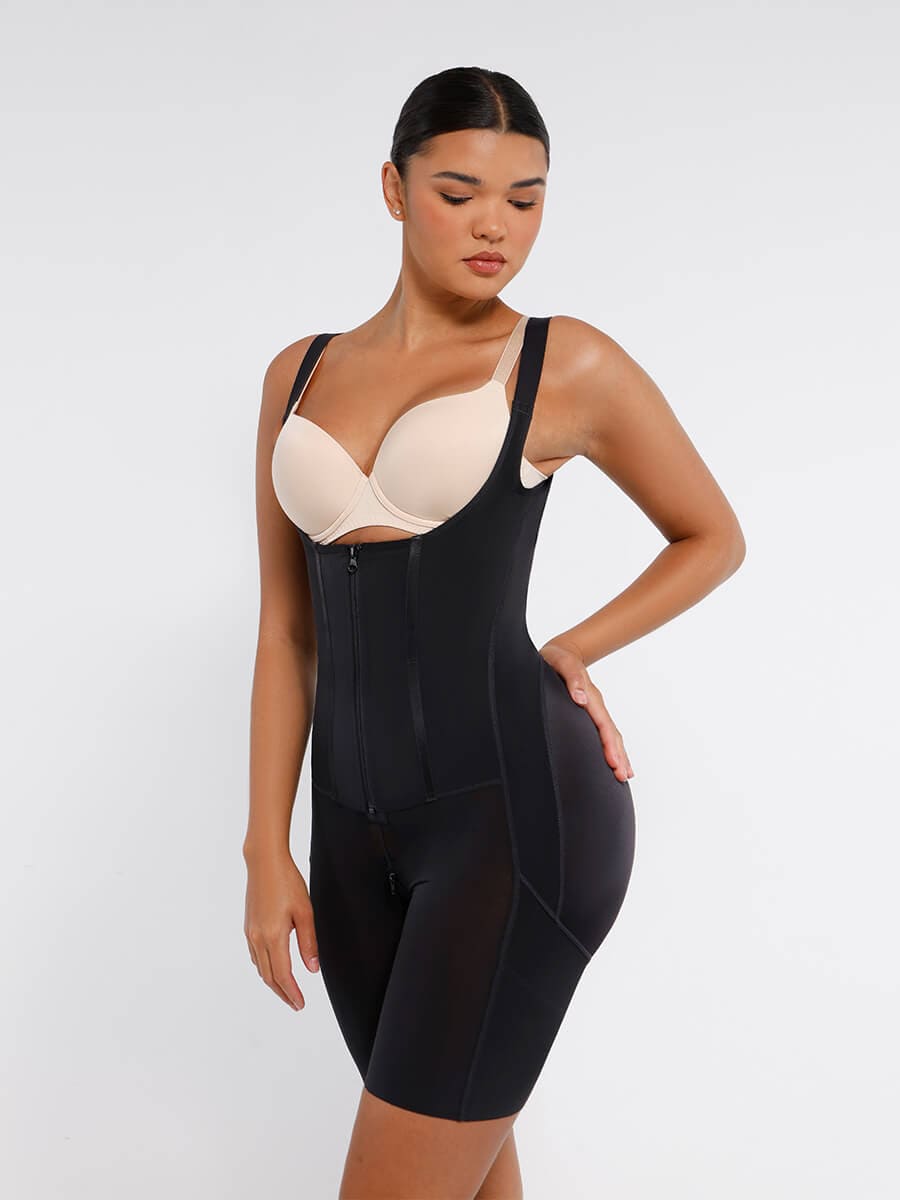 Gaine compressive galbe le ventre soutien poitrine découpe en U
