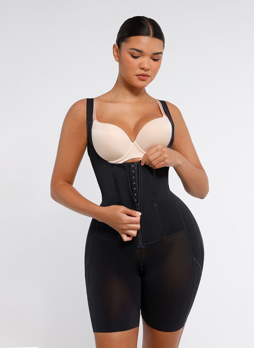 Gaine compressive galbe le ventre soutien poitrine découpe en U