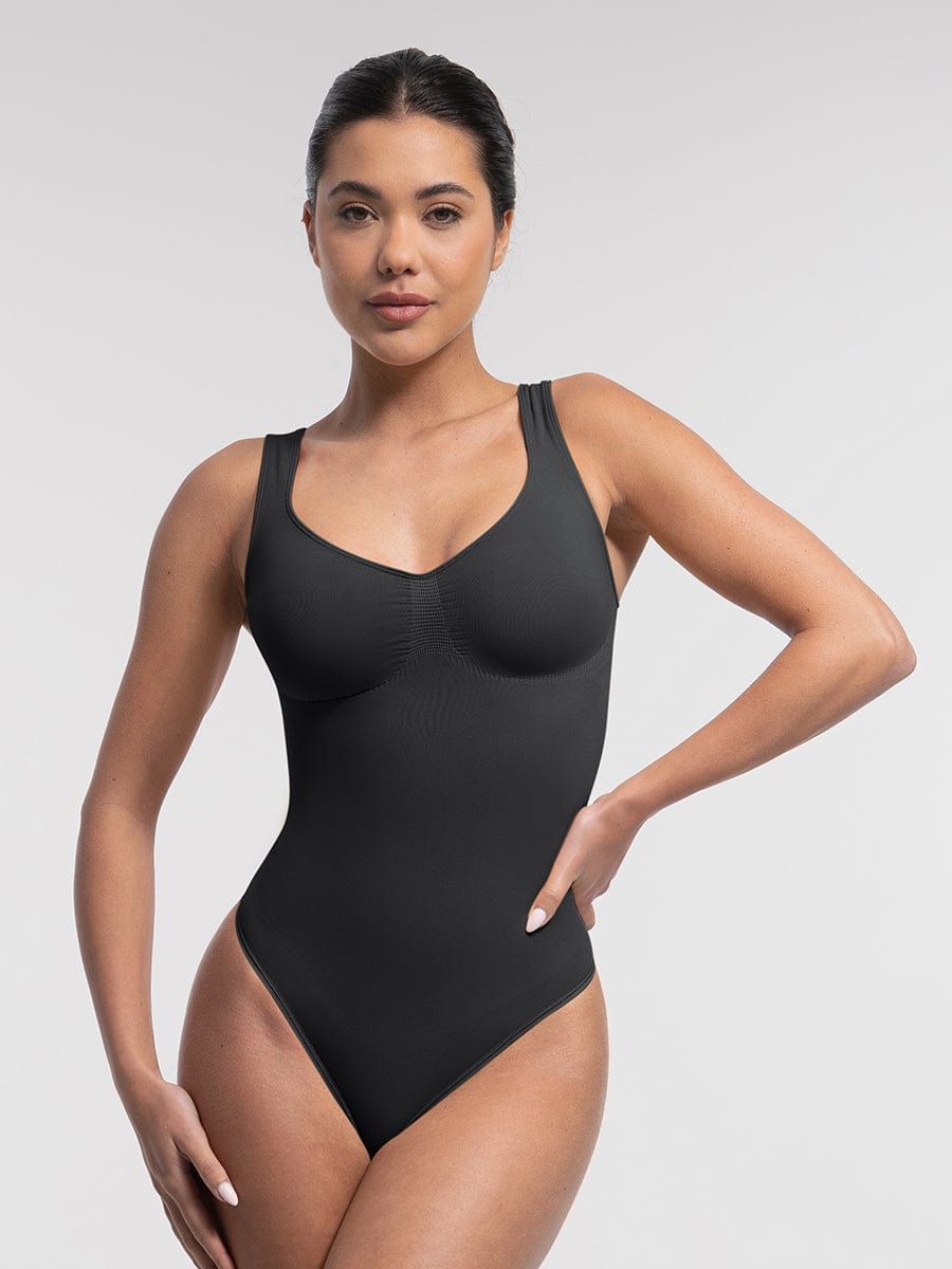 Gaine sans coutures galbe le ventre soutien poitrine