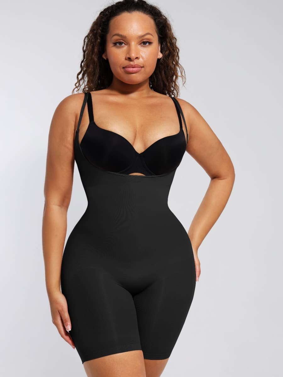 Gaine sans coutures coussinets hanches