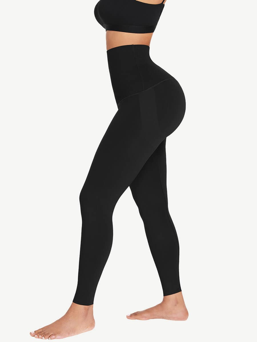 Legging gainant galbe le ventre remonte-fesses effet sauna