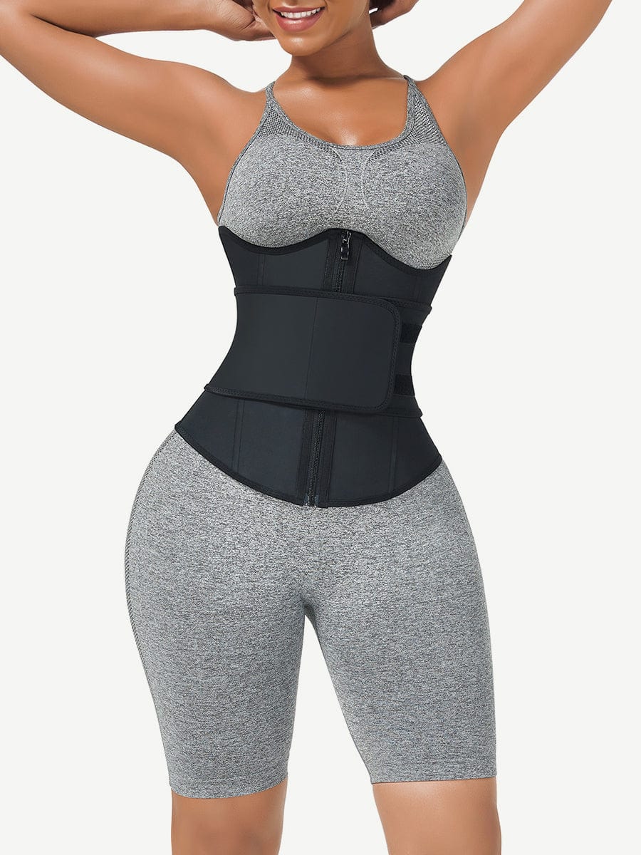Ceinture gainante soutien poitrine latex